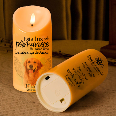 Lembrança Iluminada - Eternize Quem Você Ama! | Para seu Pet