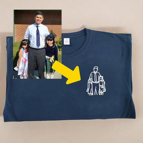 Camisa Personalizada com Fotos - Presente especial Dia dos Pais