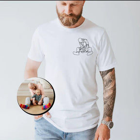 Camisa Personalizada com Fotos - Presente especial Dia dos Pais