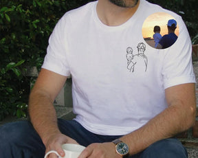 Camisa Personalizada com Fotos - Presente especial Dia dos Pais
