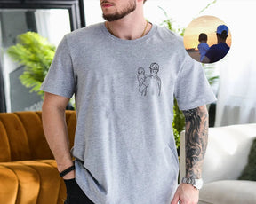 Camisa Personalizada com Fotos - Presente especial Dia dos Pais