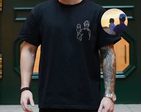 Camisa Personalizada com Fotos - Presente especial Dia dos Pais