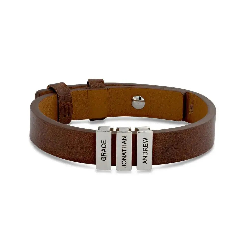 Pulseira Masculina com Nomes Gravados™