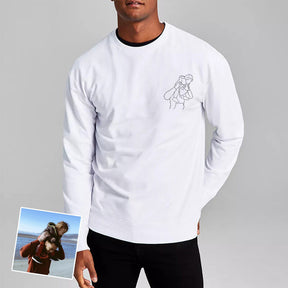 Camisa Personalizada com Fotos - Presente especial Dia dos Pais