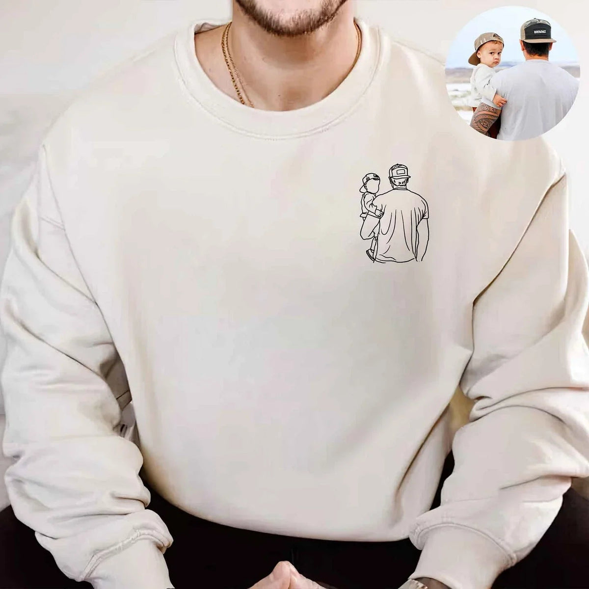 Camisa Personalizada com Fotos - Presente especial Dia dos Pais