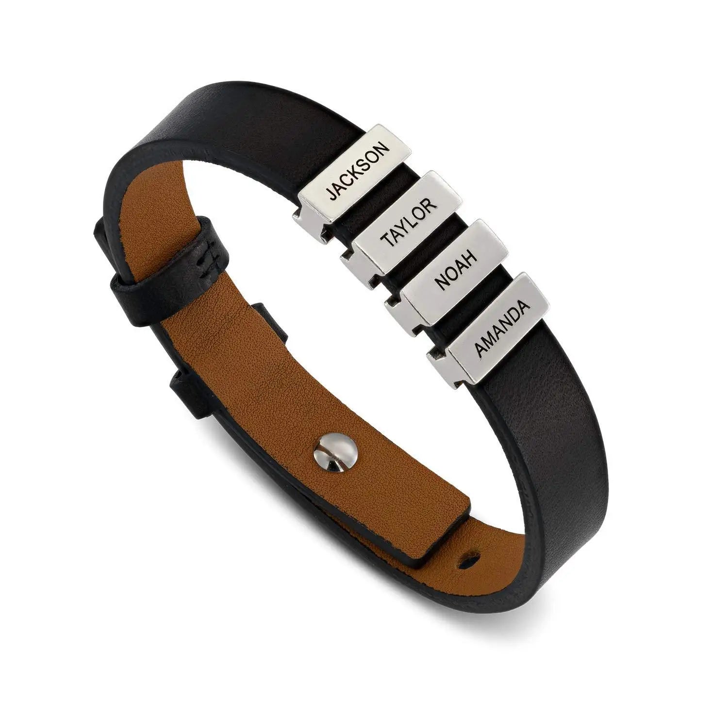 Pulseira Masculina com Nomes Gravados™