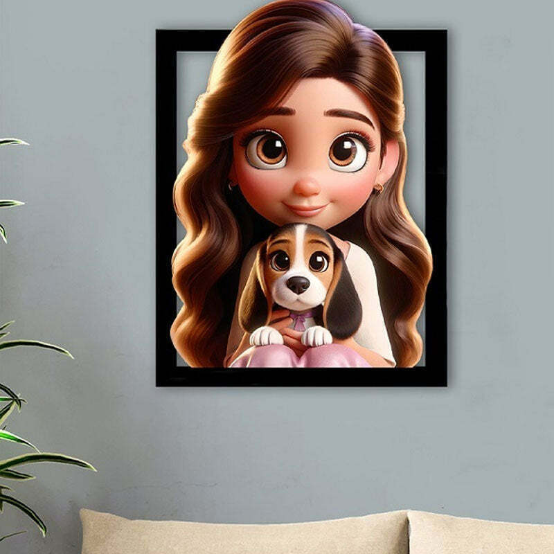 Quadro 3D Cartoon | Eternize momentos com emoção